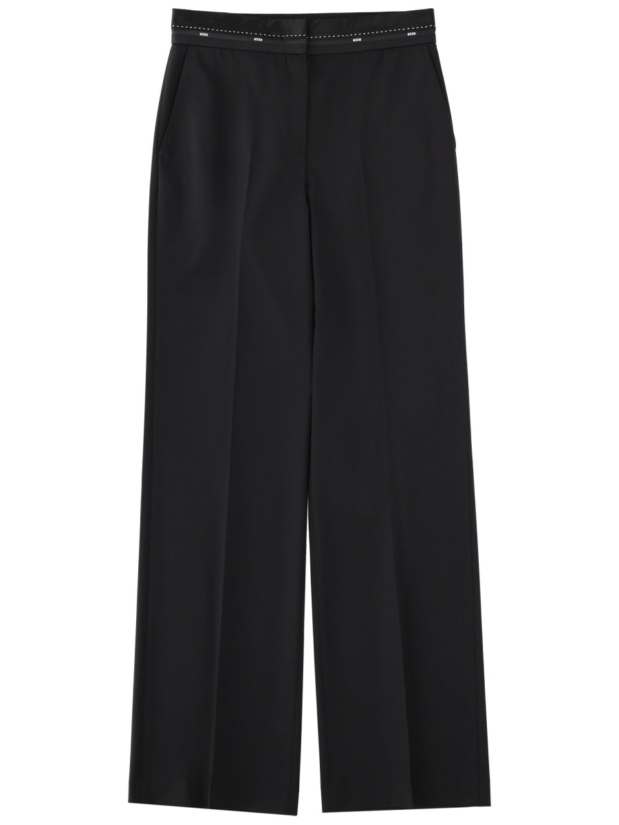 MSGM Pantaloni - Nero | Wanan Luxury