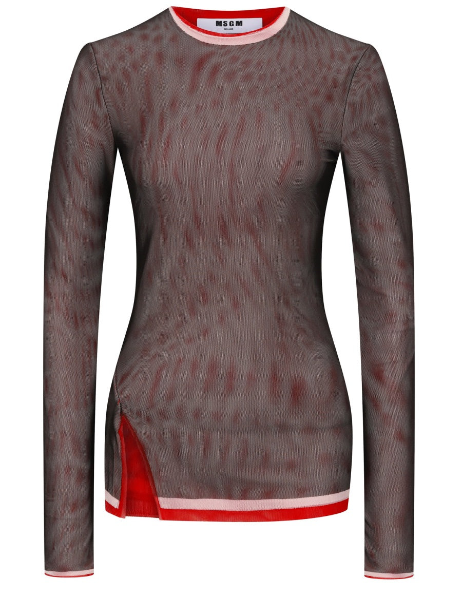 MSGM Top - Nero | Wanan Luxury