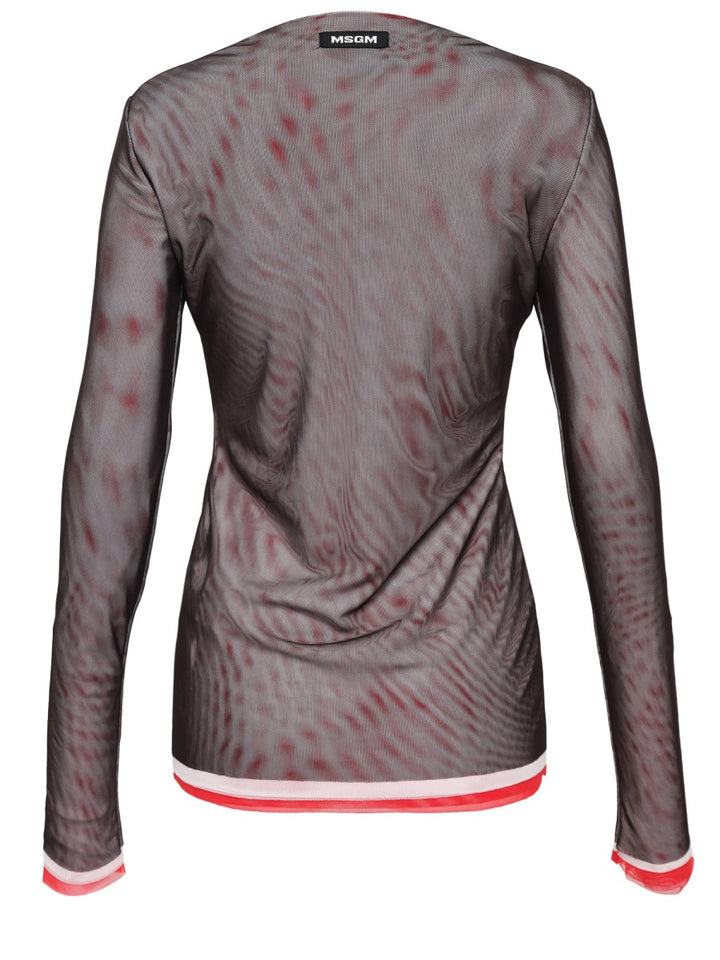 MSGM Top - Nero | Wanan Luxury