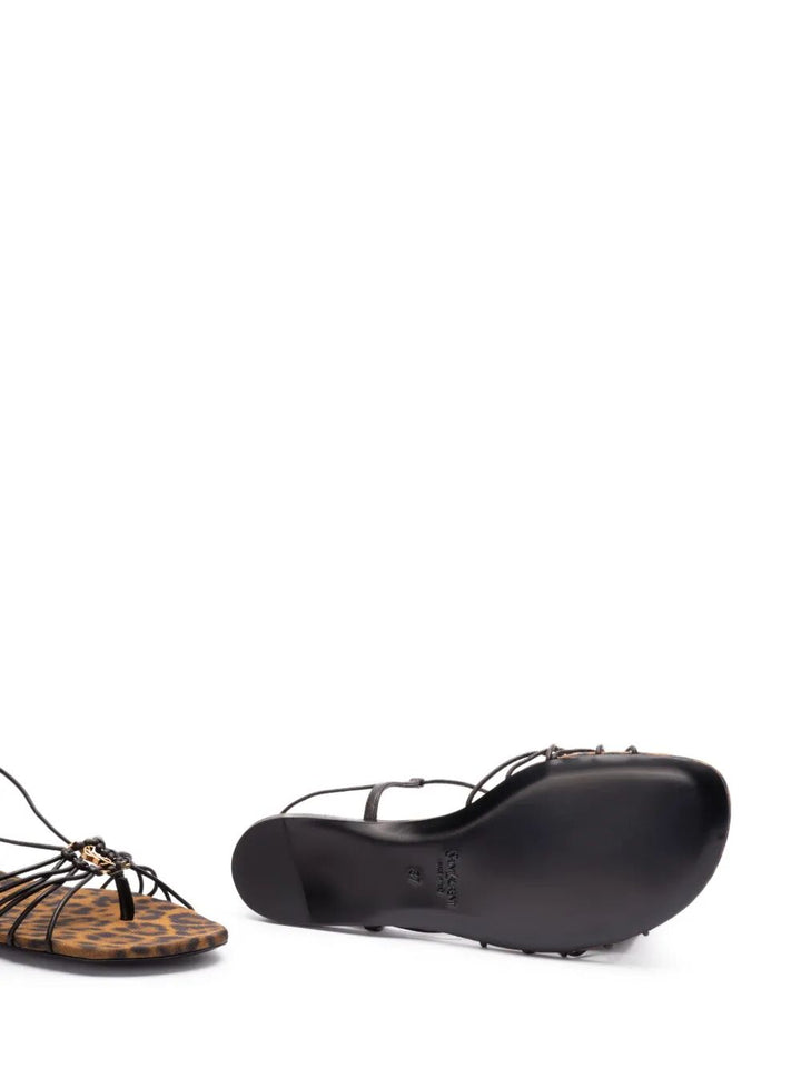 Saint Laurent Paris Sandali - Marrone | bd72241aa1d54b14b1d95ffbbe99172eed4740dd