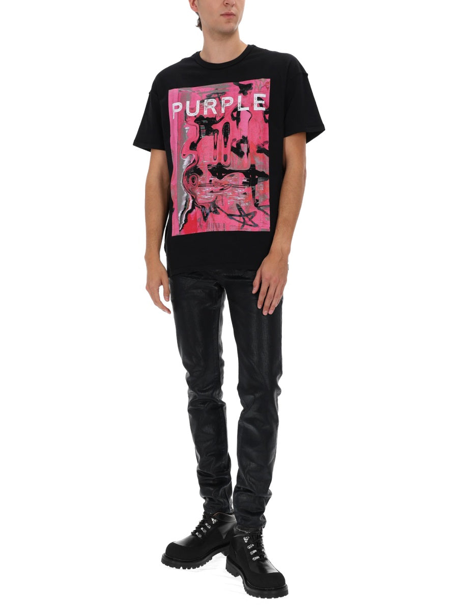 Purple Brand T shirt - Black | 8f2b4460aa2847ab484fd0588921314cee89a549