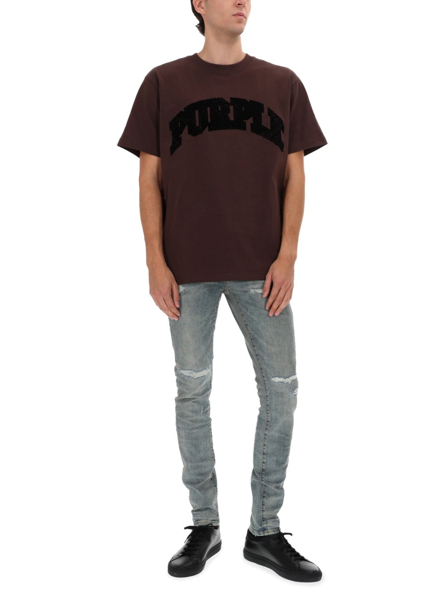 Purple Brand T shirt - Brown | 1282417f0936f3d9145fa31764df463a3af412b0