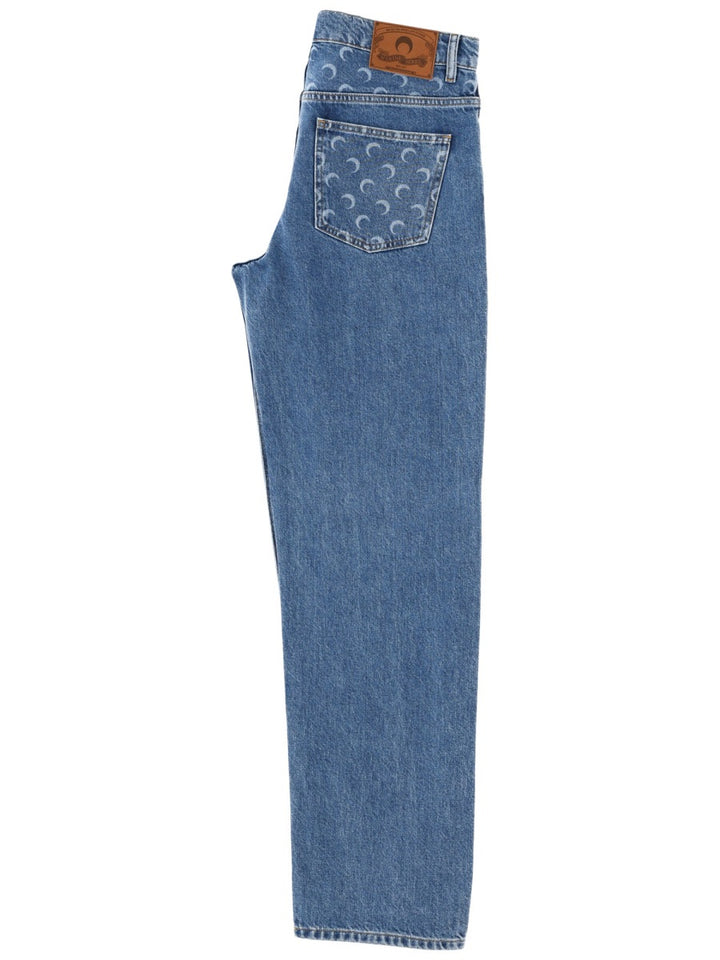 Marine Serre Jeans - Blu | Wanan Luxury