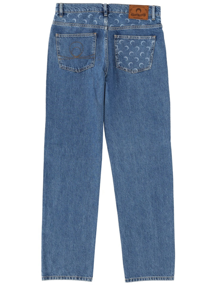 Marine Serre Jeans - Blu | Wanan Luxury