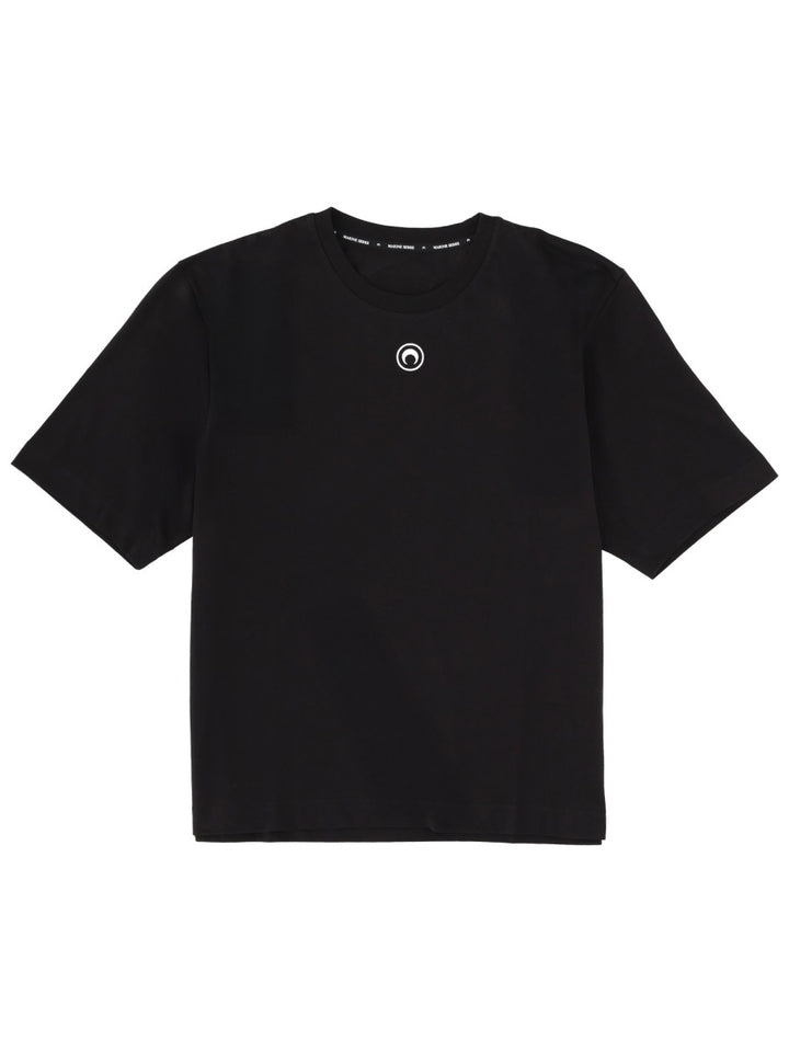 Marine Serre T shirt - Nero | Wanan Luxury