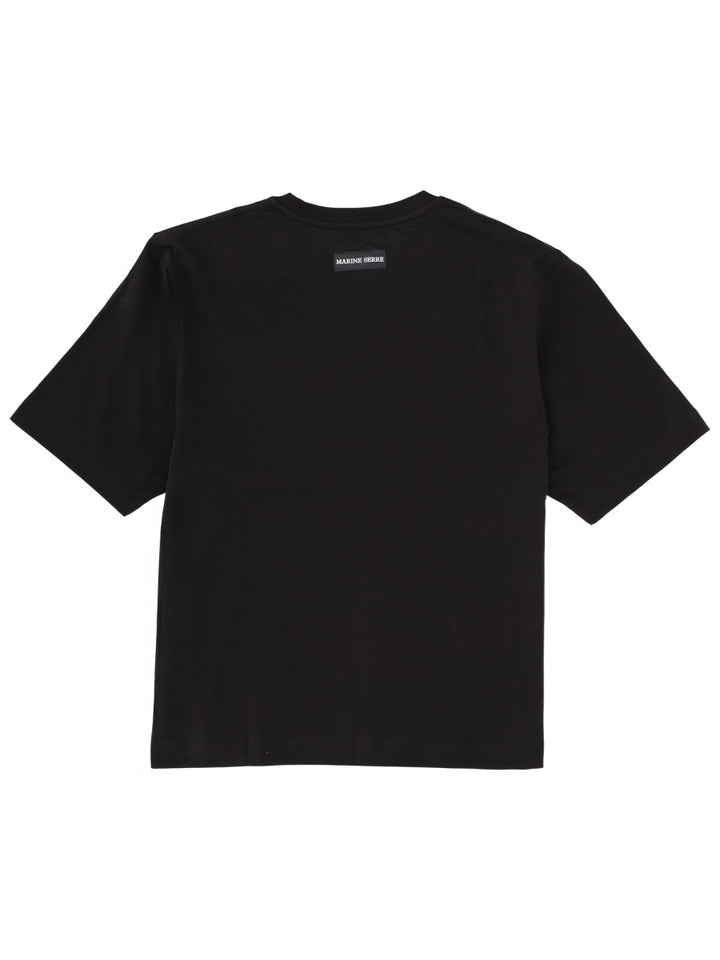 Marine Serre T shirt - Nero | Wanan Luxury