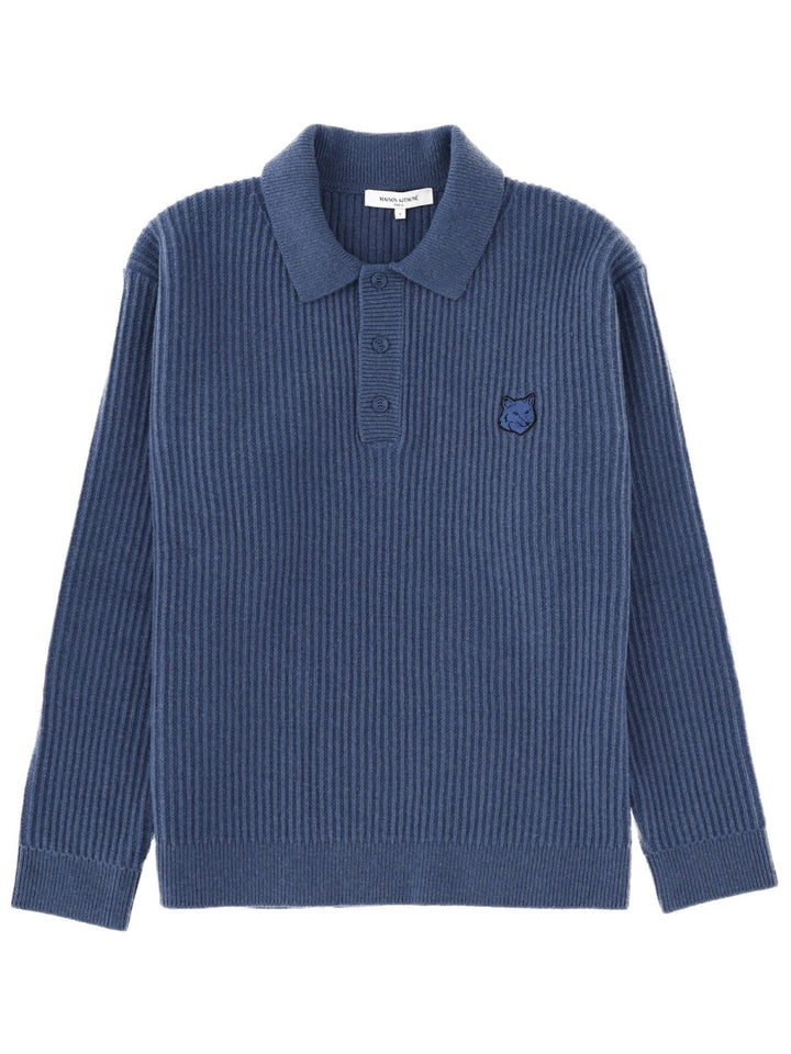 Maison Kitsuné Polo - Blu | Wanan Luxury