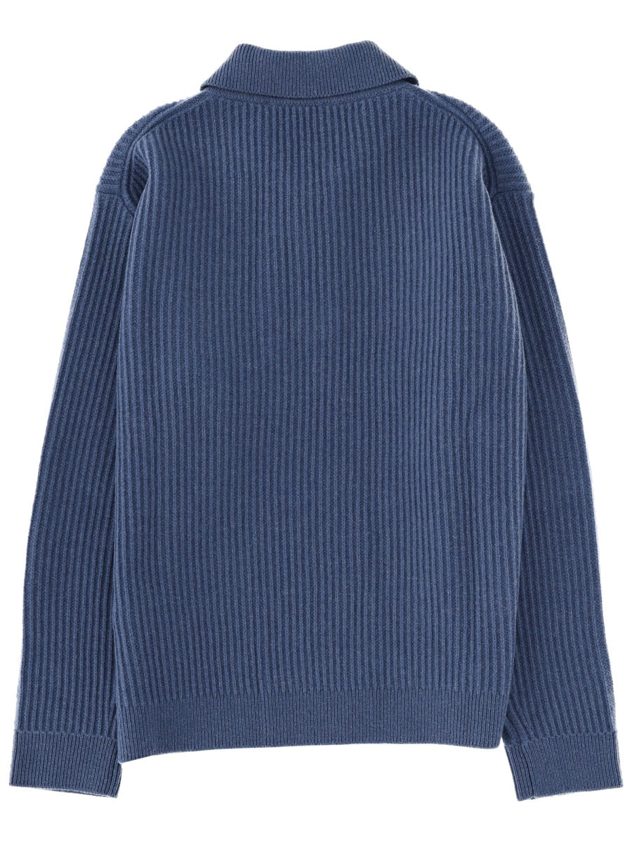 Maison Kitsuné Polo - Blu | Wanan Luxury