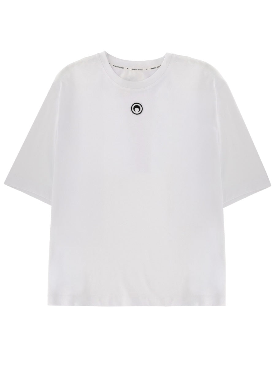 Marine Serre T shirt - Bianco | Wanan Luxury