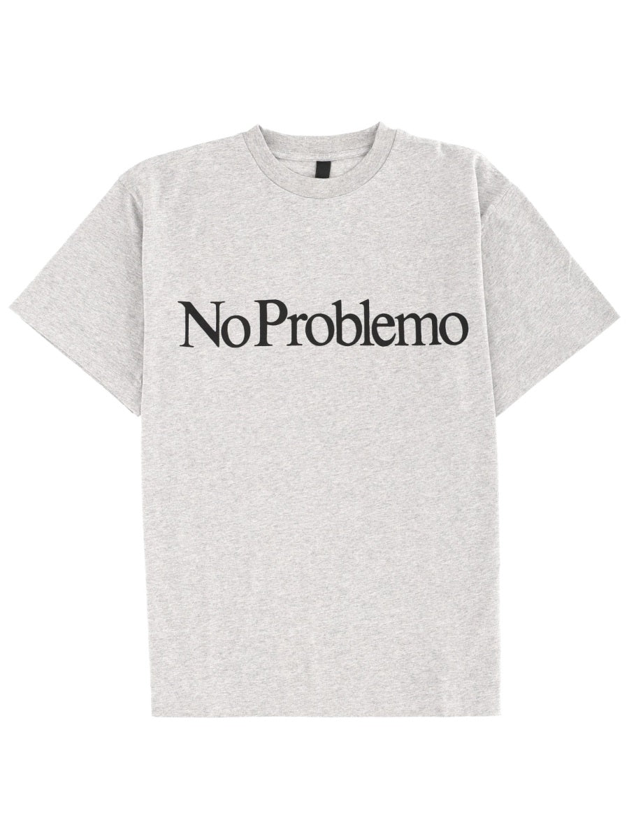 NO PROBLEMO T shirt - Grigio | Wanan Luxury