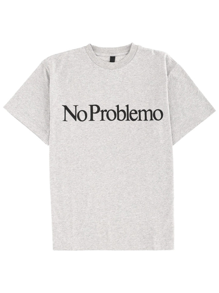 NO PROBLEMO T shirt - Grigio | Wanan Luxury