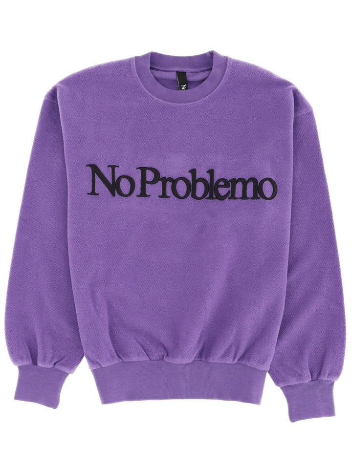 NO PROBLEMO Felpe - Viola | Wanan Luxury