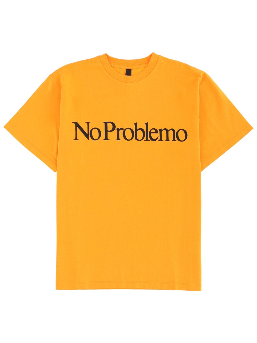 NO PROBLEMO T shirt - Arancione | Wanan Luxury
