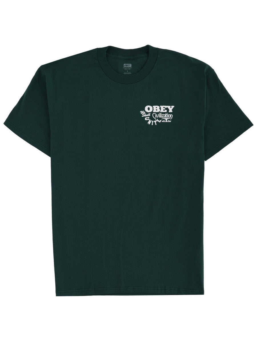 Obey T shirt - Verde | Wanan Luxury
