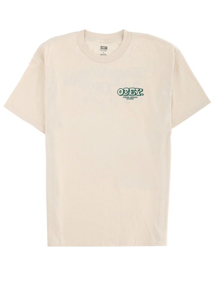 Obey T shirt - Giallo | Wanan Luxury