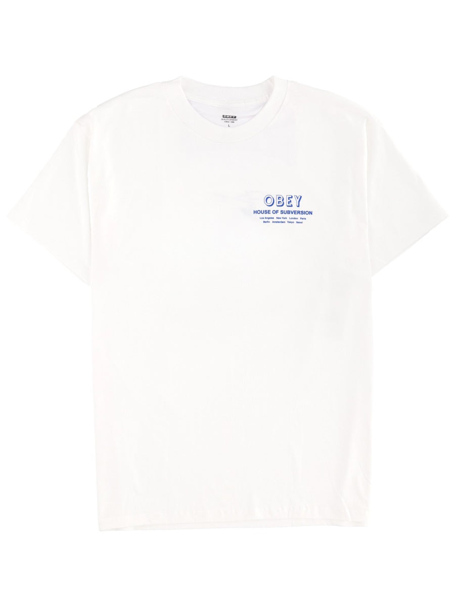 Obey T shirt - Bianco | Wanan Luxury