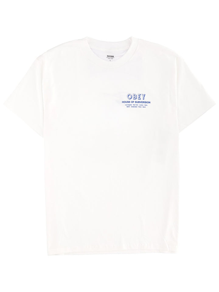 Obey T shirt - Bianco | Wanan Luxury