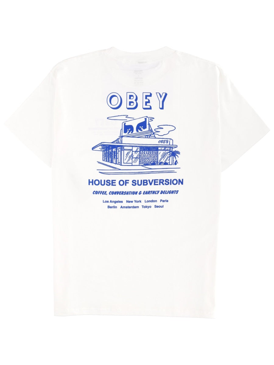 Obey T shirt - Bianco | Wanan Luxury