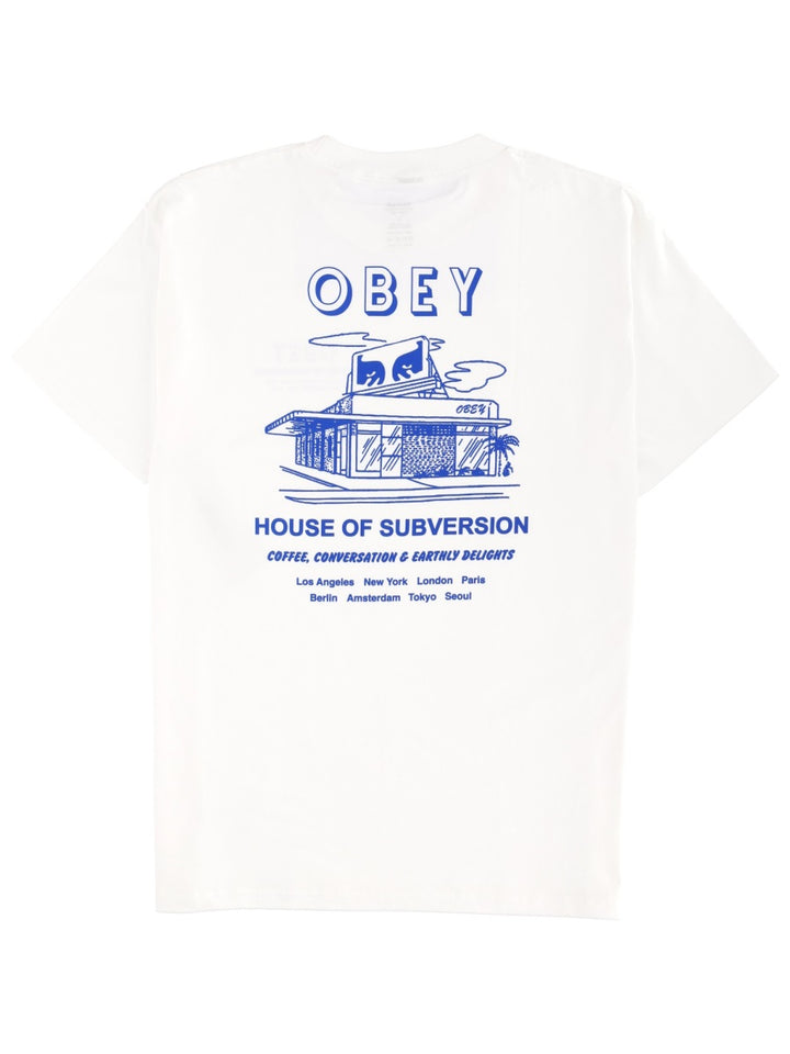 Obey T shirt - Bianco | Wanan Luxury