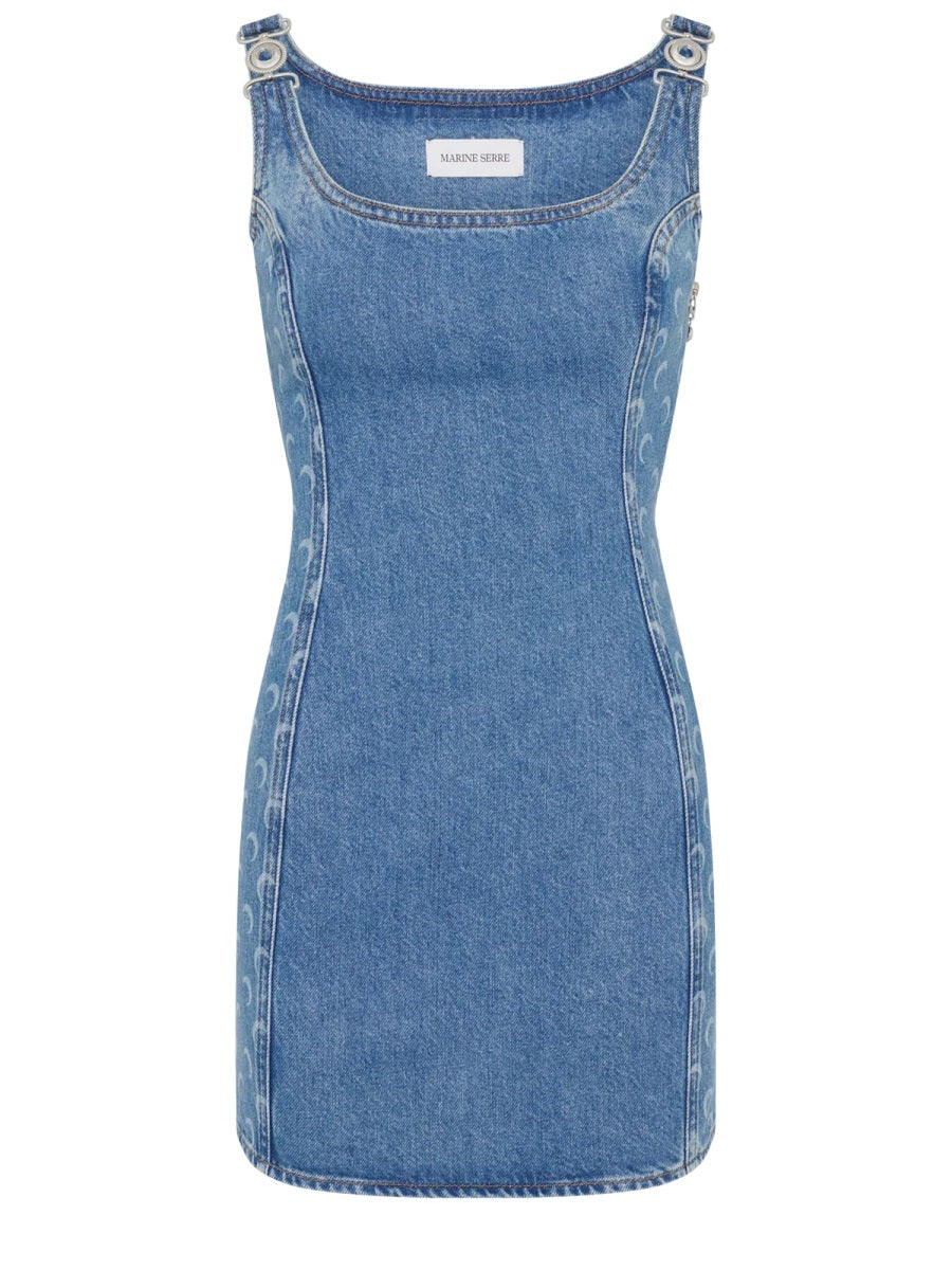 Marine Serre Abiti - Blu | Wanan Luxury