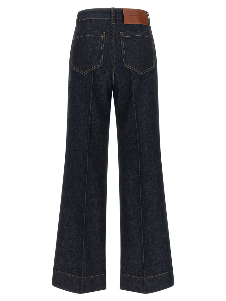 Victoria Beckham Alina Jeans - Blu | dfcae2bc8207fc664e8265773ddcc50d49f2268b
