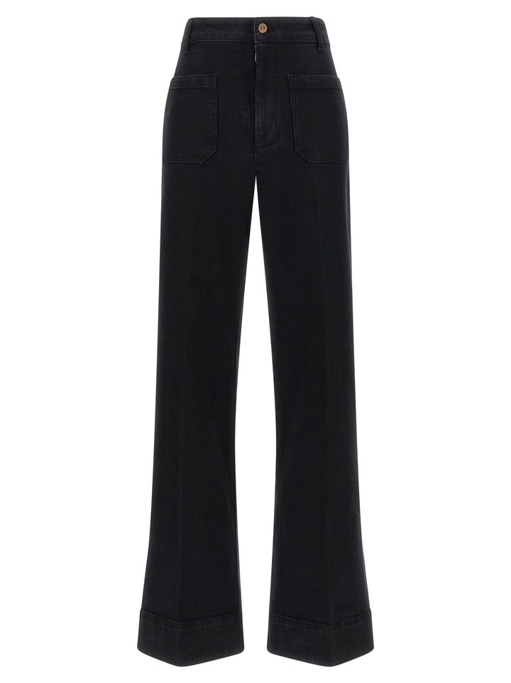 Victoria Beckham Alina Jeans - Nero | 87e0be6f0ce9616d3fd6f52c8b19f3bac983e92f