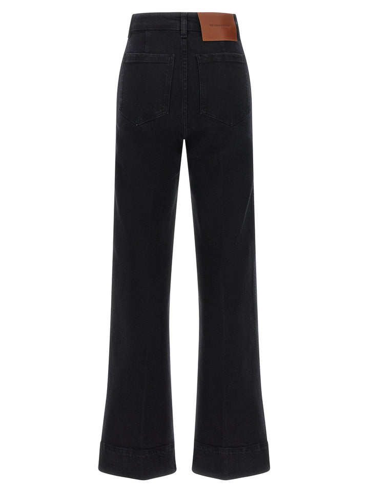 Victoria Beckham Alina Jeans - Nero | 44757bef8b73dbb00ded99dee48c8e9b4277b01c
