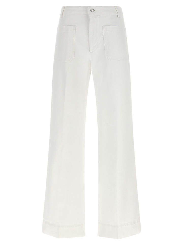 Victoria Beckham Alina Jeans - Bianco | a1a9fb7144a5ea7a63223849d24baa70c168537c