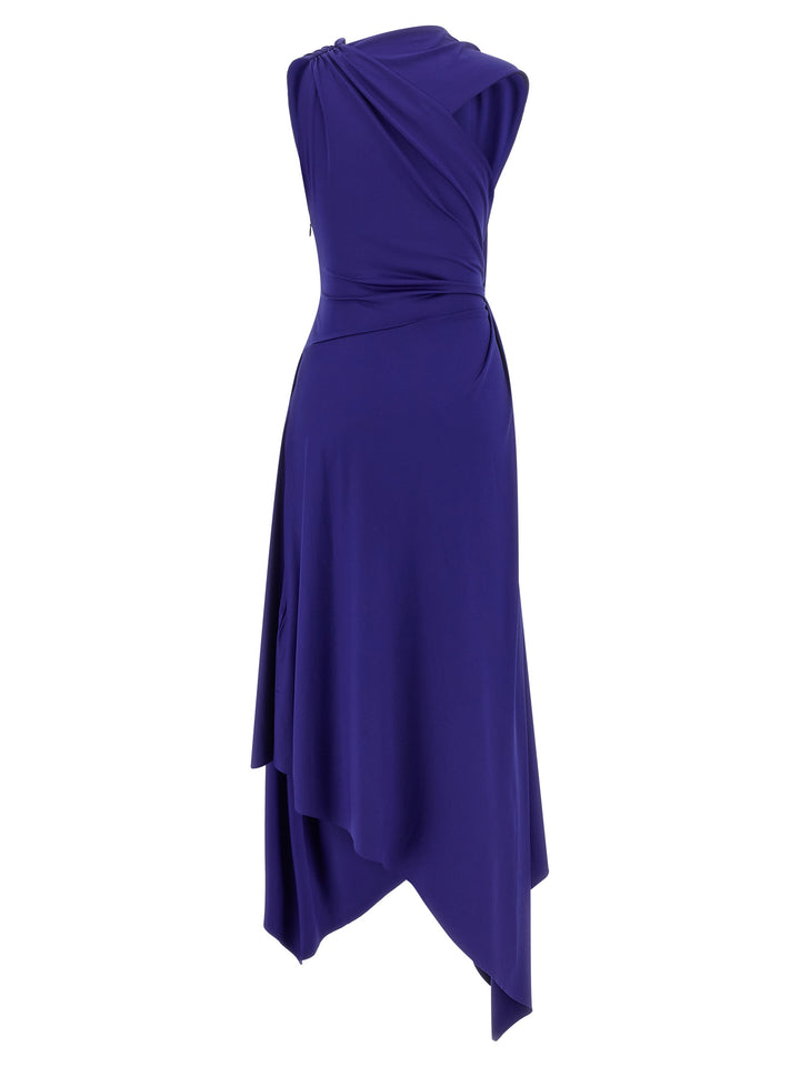 Victoria Beckham Fluid Drape Abiti - Blu | a09b011350709e20b7196674c0b8757fbdb24f4c