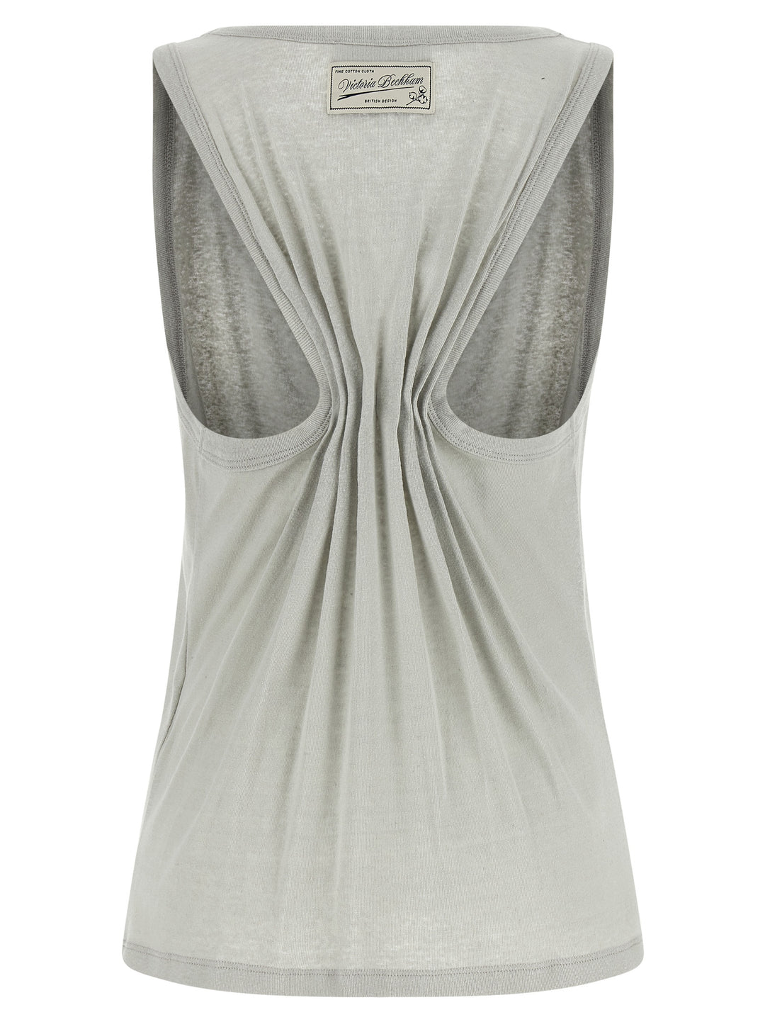 Victoria Beckham Split Top - Grigio | efe172a488ba0d6fefea050cbc6b55ee6663d285