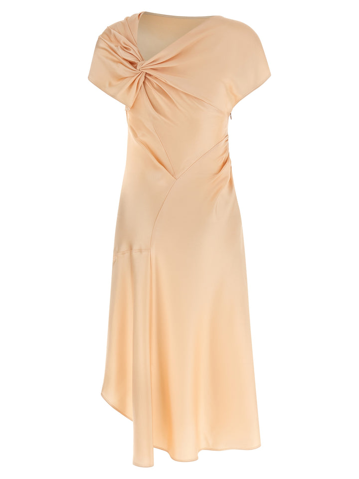 Victoria Beckham Asymmetric Twist Abiti - Rosa | 0958510a0053bbbfeeea294775219fdc42d7fb03