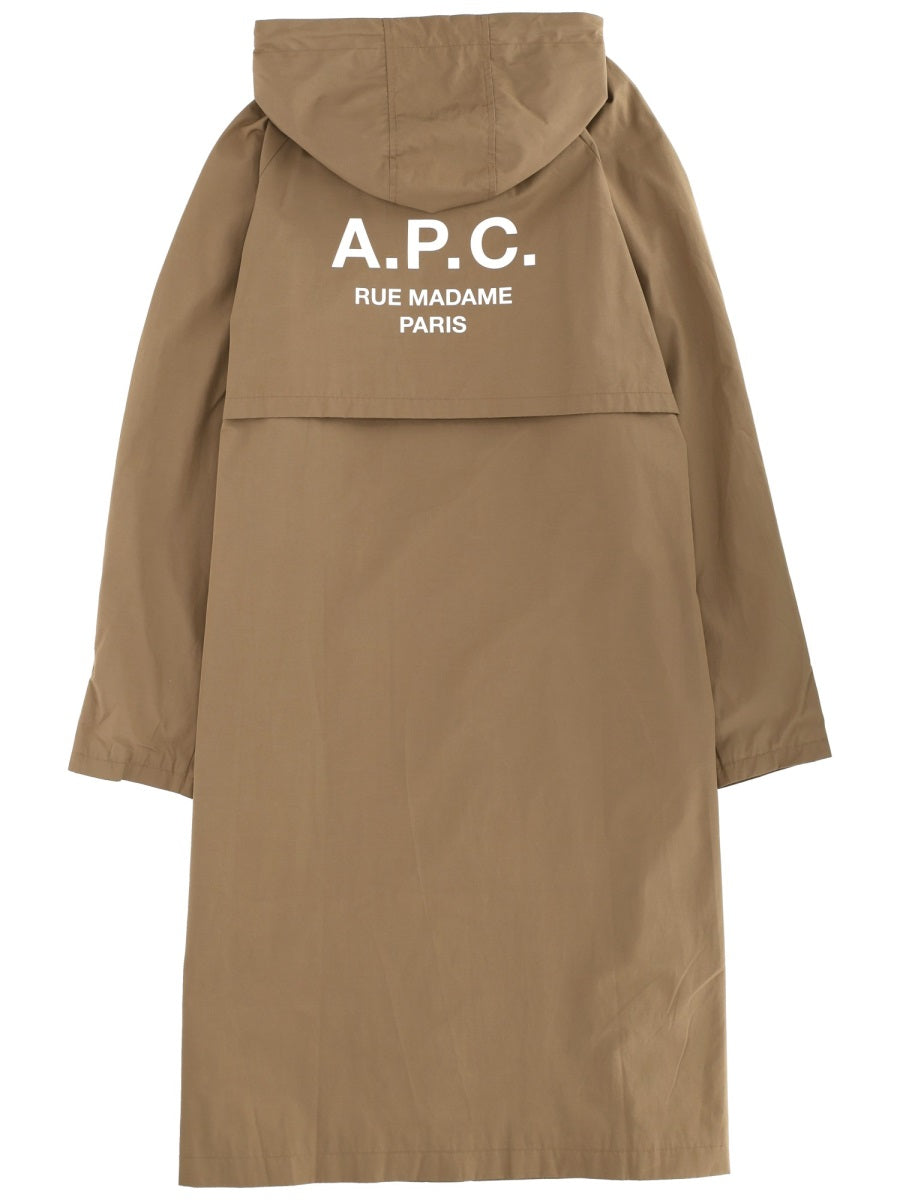 A.P.C. Trench e Impermeabili - Brown | f869789b0d7ede63a43565b10207d6c6e0abd367