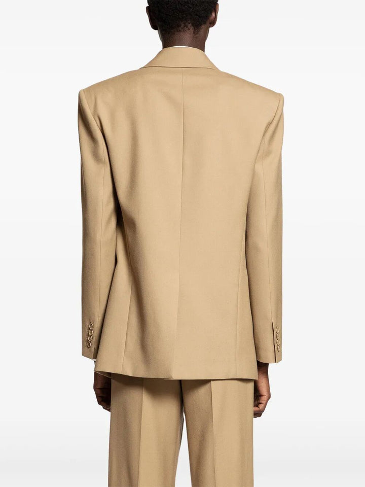 Saint Laurent Paris Blazer - Nude & Neutrals | a14943d37732e275f66e2e4e4528d6e31e10082c