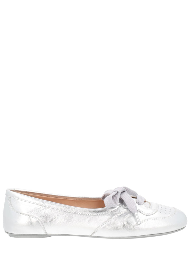 Gianvito Rossi Scarpe Basse - Argento | Wanan Luxury