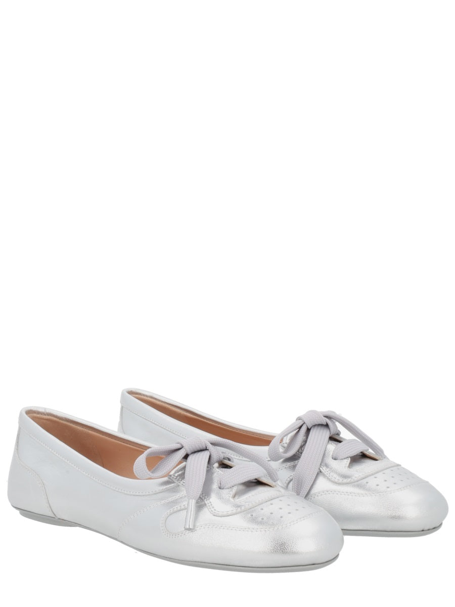 Gianvito Rossi Scarpe Basse - Argento | Wanan Luxury