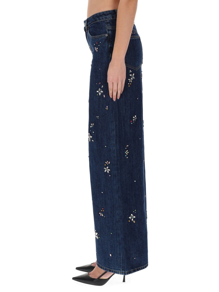 Self-Portrait Jeans - Blu | Wanan Luxury