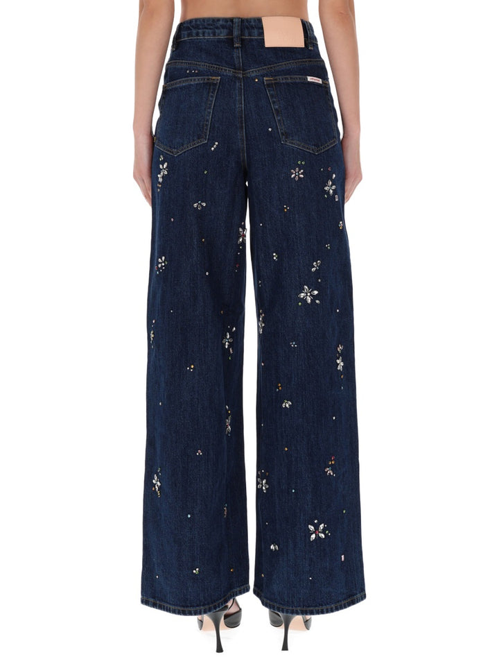 Self-Portrait Jeans - Blu | Wanan Luxury