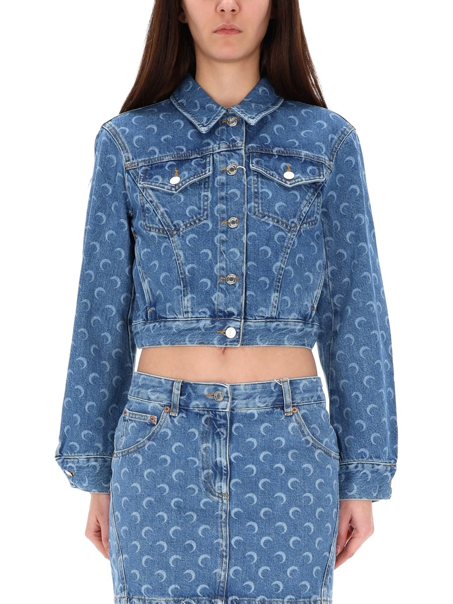 Marine Serre Giacche - Blu | Wanan Luxury