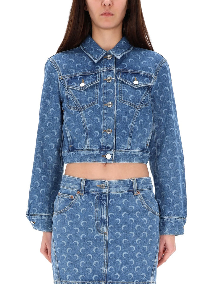 Marine Serre Giacche - Blu | Wanan Luxury