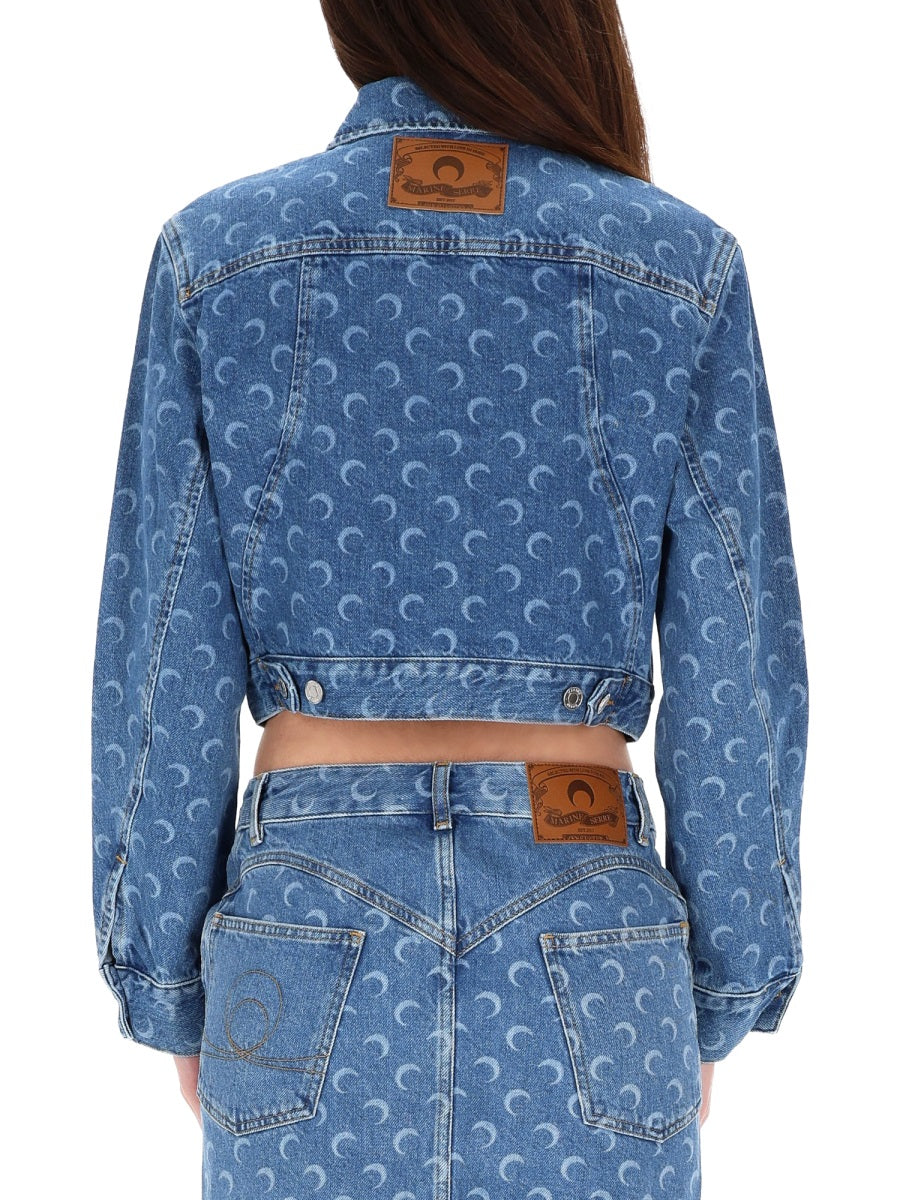 Marine Serre Giacche - Blu | Wanan Luxury