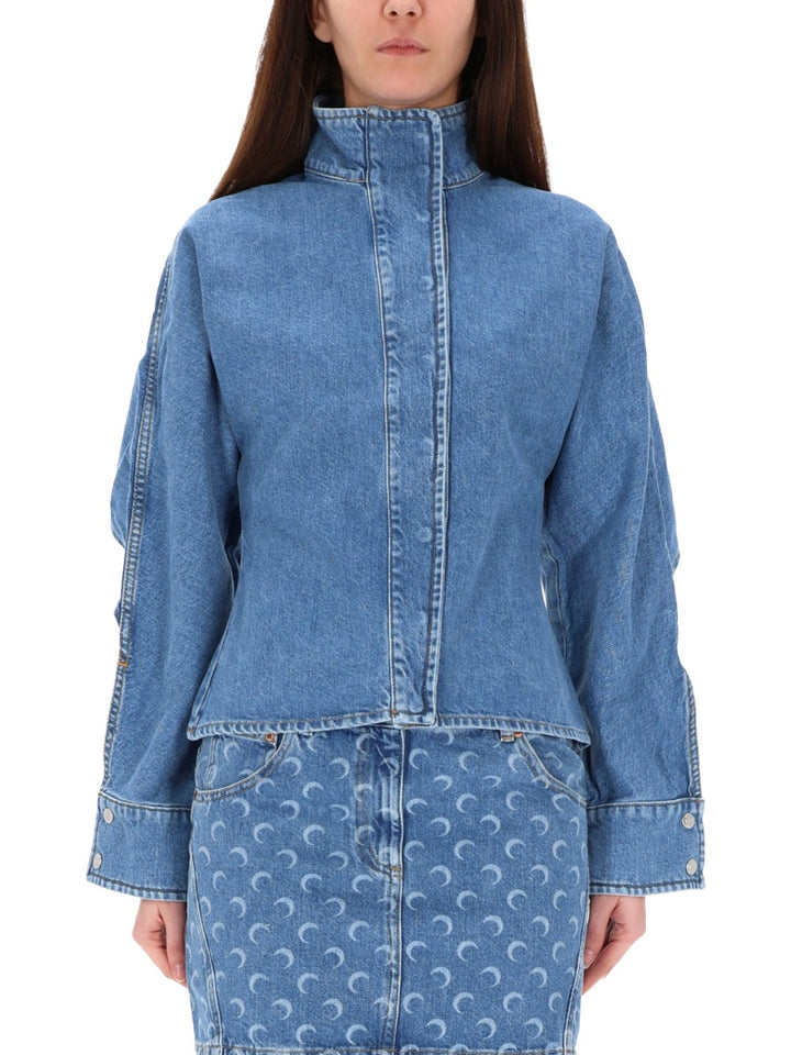 Marine Serre Giacche - Blu | Wanan Luxury