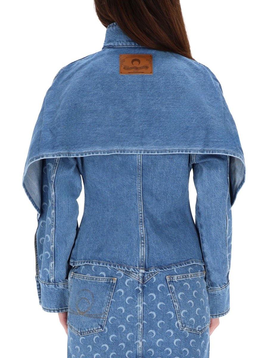 Marine Serre Giacche - Blu | Wanan Luxury