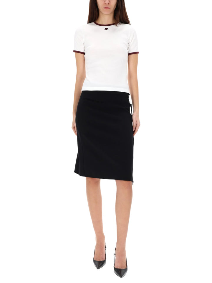CourrèGes T shirt - White | 6d7daa02092182ee4a2fab70691b7f1b949cb033