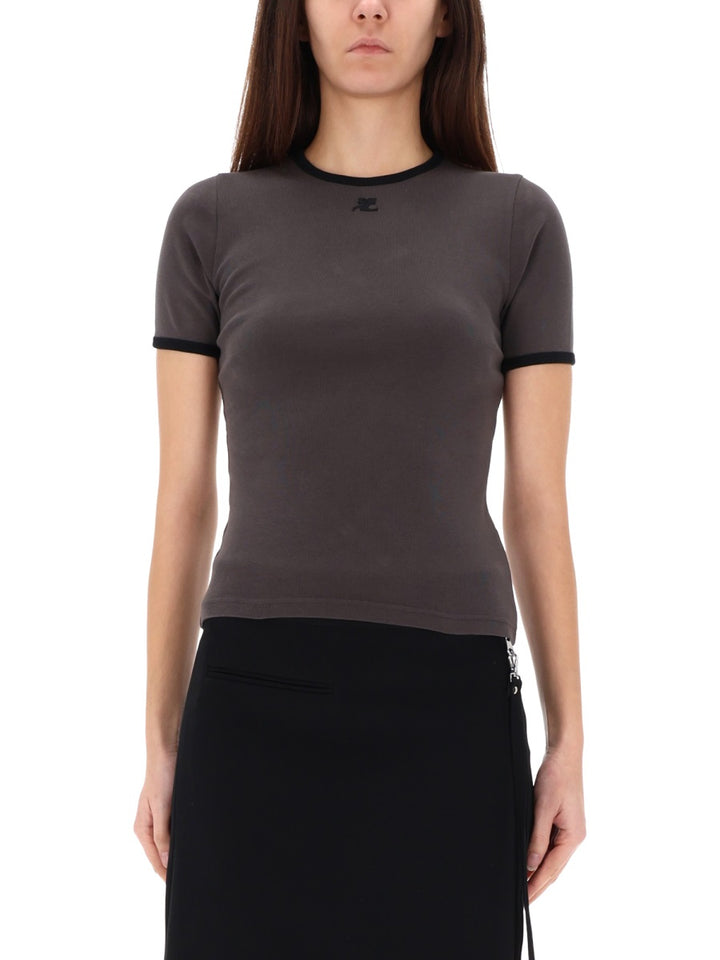 Courrèges T shirt - Grigio | Wanan Luxury