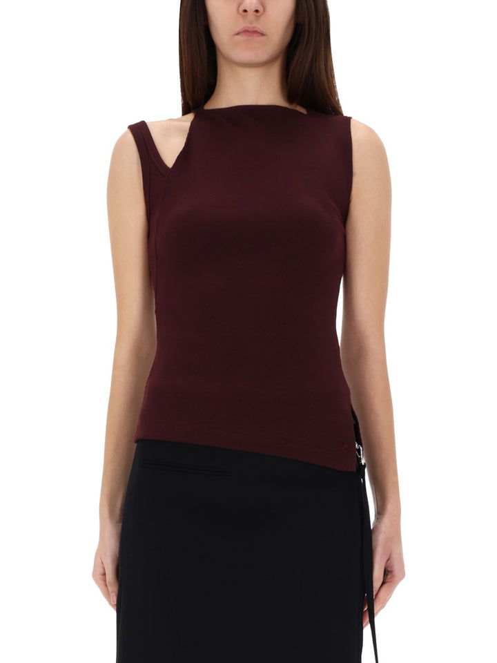 Courrèges Top - Bordeaux | Wanan Luxury
