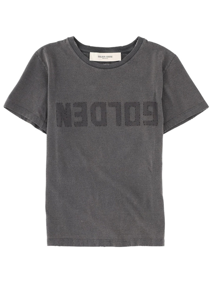 Golden Goose T shirt - Charcoal | 96f5da39fda6e8ca0f15ab45ac4a9b131b8672b2