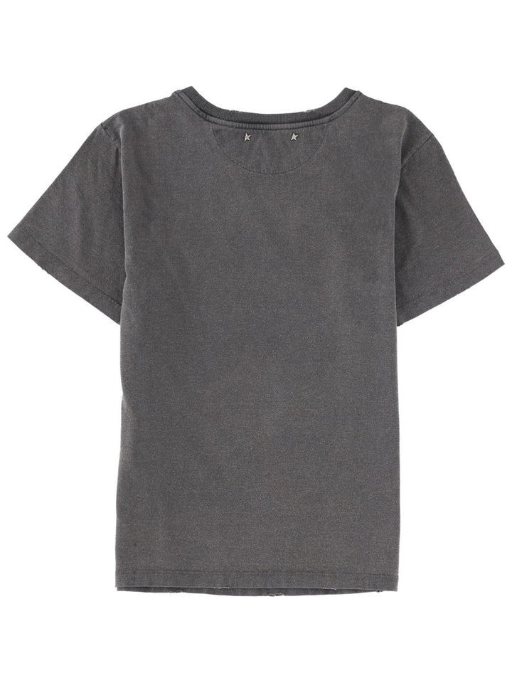 Golden Goose T shirt - Charcoal | d9a94304e2b0abb8bfb7c6b7f585123f286f5b26