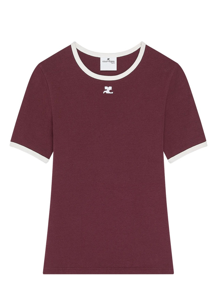 CourrèGes T shirt - Bordeaux | 5cba014847525e3b683f9605a716ba7ab3b019ef