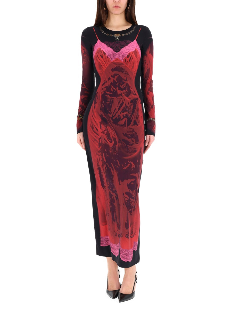 Marine Serre Abiti - Red | dbe1636f7ea81561f2e88cc2f637a73fb6bea9ab