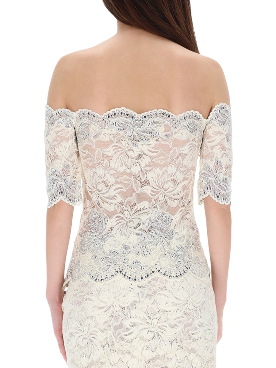 Rabanne Top - Ivory | 087043bc8cafb8df513db379fd4cda42f8a89a70